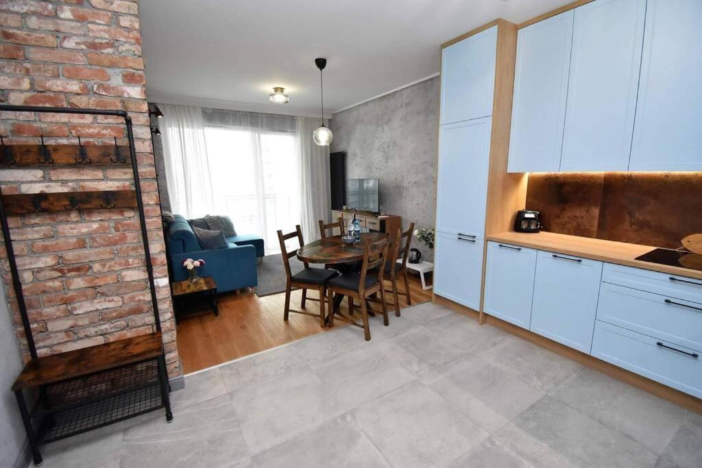 Apartament Blue Bastion Walowa 23C Z Klimatyzacja I Miejscem Parkingowym W Podziemnym Parkingu 그단스크 외부 사진
