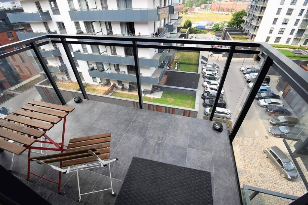 Apartament Blue Bastion Walowa 23C Z Klimatyzacja I Miejscem Parkingowym W Podziemnym Parkingu 그단스크 외부 사진