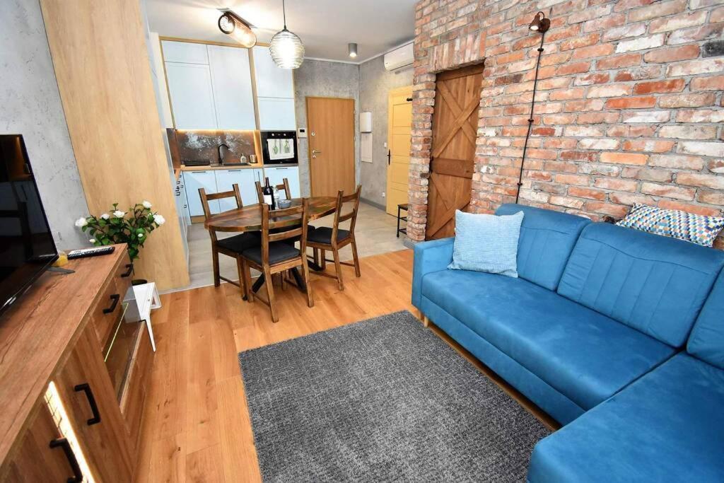 Apartament Blue Bastion Walowa 23C Z Klimatyzacja I Miejscem Parkingowym W Podziemnym Parkingu 그단스크 외부 사진